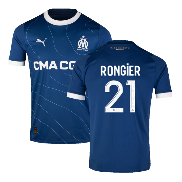 Rongier 21 Marseille Away Soccer Jersey 2023 24