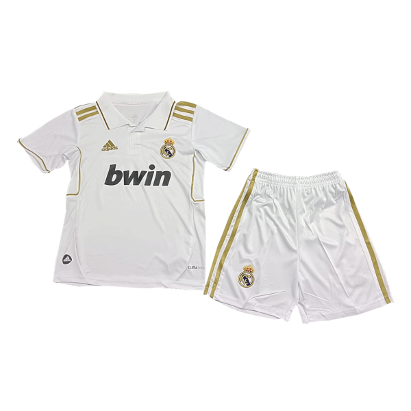 Real Madrid Home Kids Soccer Jerseys Kit 2011 12