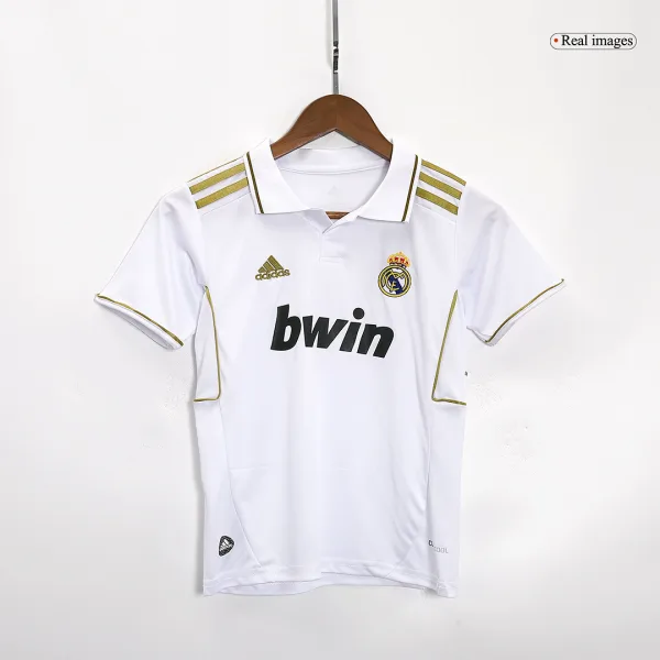 Real Madrid Home Kids Soccer Jerseys Kit 2011 12 3