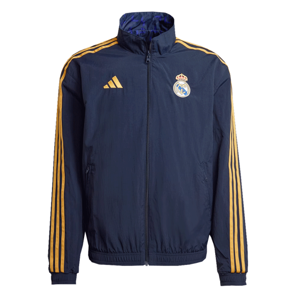 Real Madrid Reversible Anthem Jacket 2023 24 Navy 1