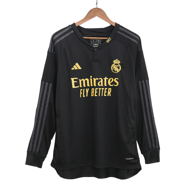 Real Madrid Third Away Long Sleeve Soccer Jersey 2023 24