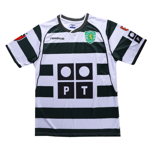 Retro Sporting Cp Home Jersey 2001 03