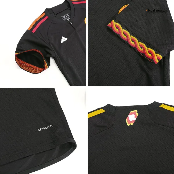 Roma Third Away Kids Soccer Jerseys Kit 2023 24 8