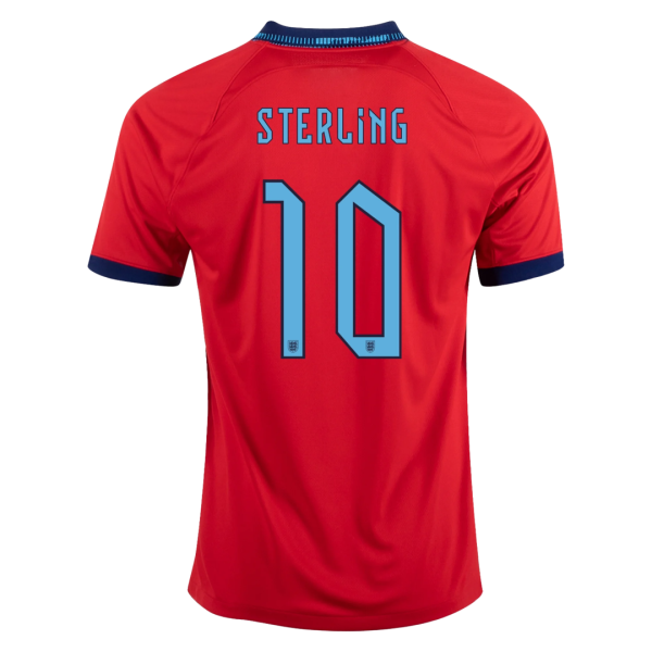 Sterling 10 England Away Jersey World Cup 2022