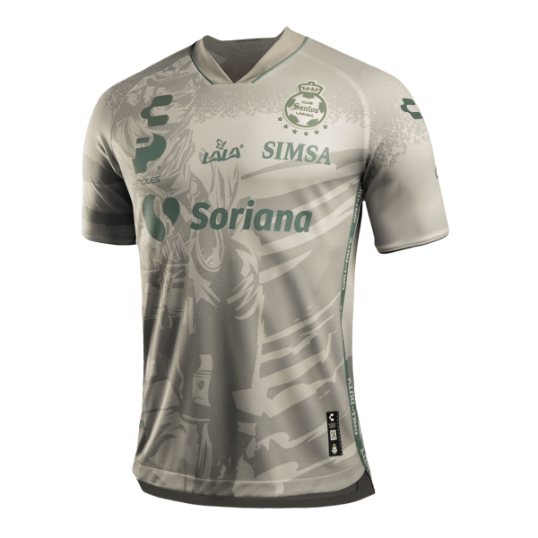 Santos Laguna X Call Of Duty Third Away Soccer Jersey 2023 24