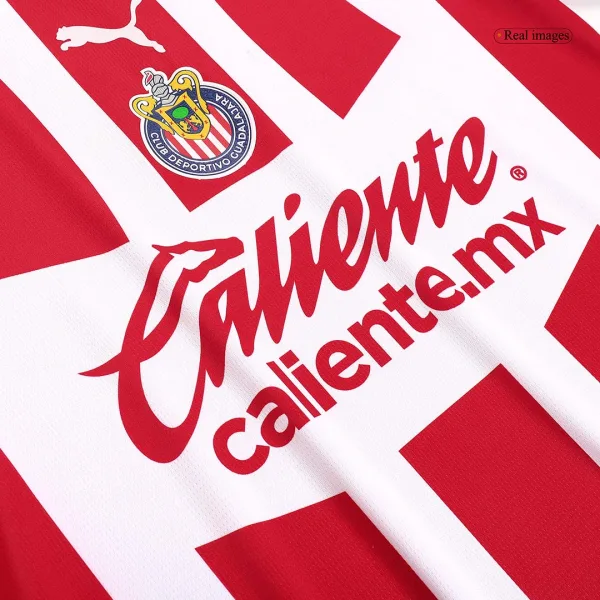 Sign Chicharito 14 Chivas Home Soccer Jersey 2023 24 10