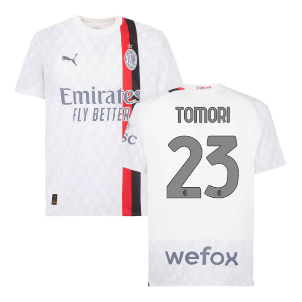 Tomori 23 Ac Milan Away Soccer Jersey 2023 24