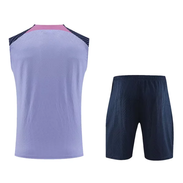 Tottenham Hotspur Jerseys Sleeveless Training Kit 2023 24 Purple 2