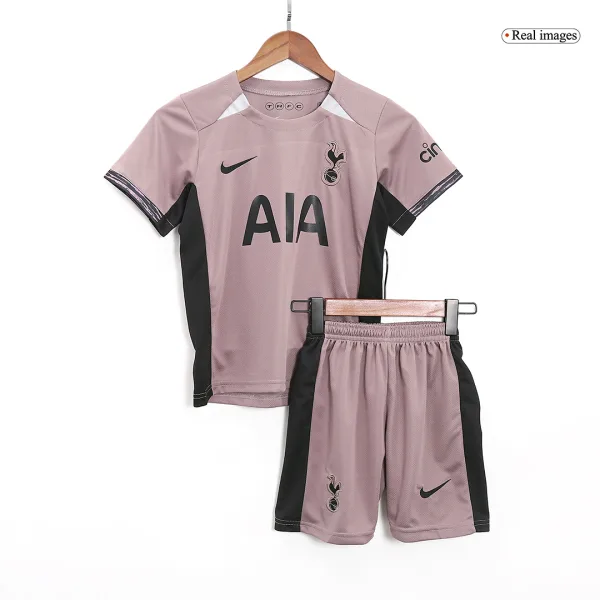 Tottenham Hotspur Third Away Kids Soccer Jerseys Kit 2023 24 2