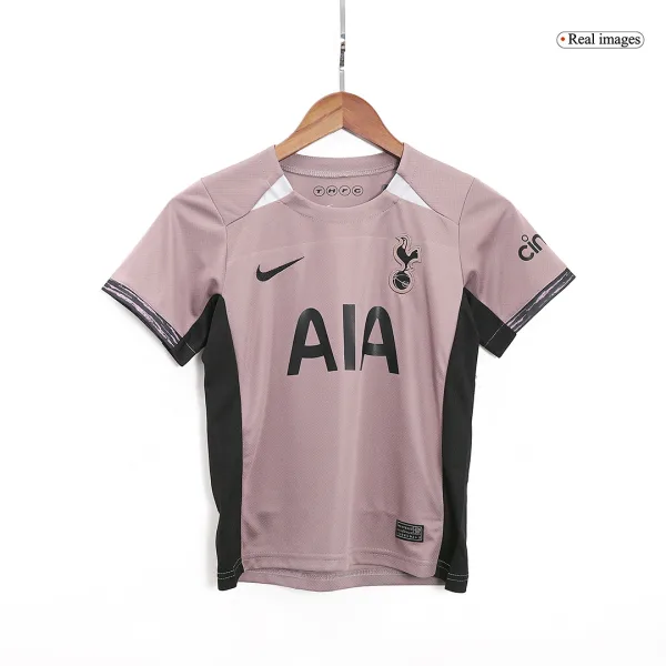 Tottenham Hotspur Third Away Kids Soccer Jerseys Kit 2023 24 3