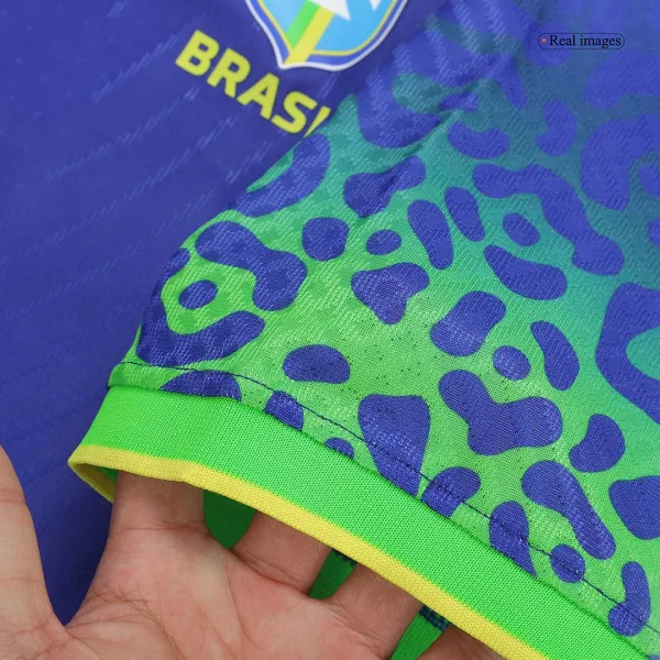 Vini Jr 20 Brazil Away Authentic Jersey 2022 8