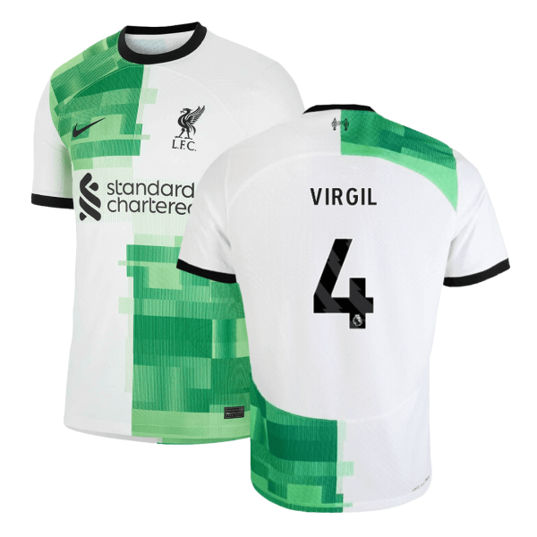 Virgil 4 Liverpool Away Soccer Jersey 2023 24