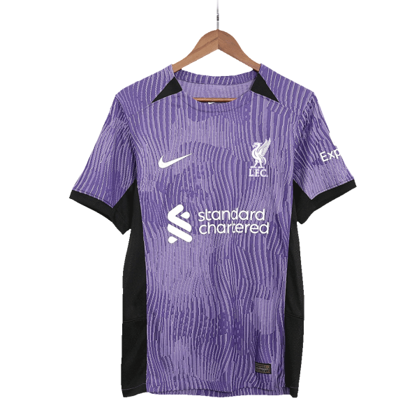 Virgil 4 Liverpool Third Away Authentic Soccer Jersey 2023 24 3