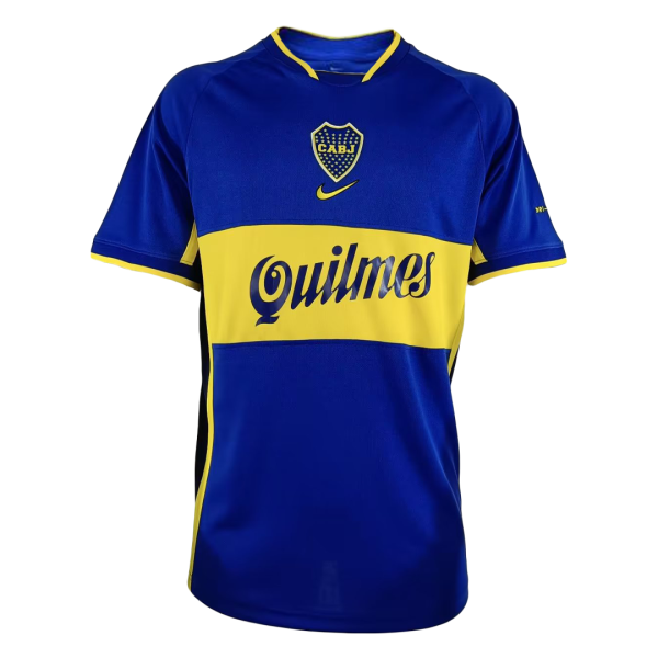 Vintage Soccer Jersey Boca Juniors Home 2001 02