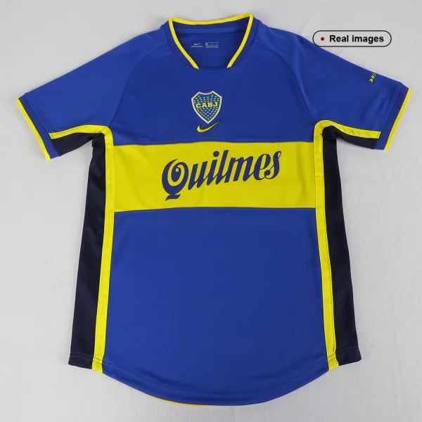 Vintage Soccer Jersey Boca Juniors Home 2001 02 6