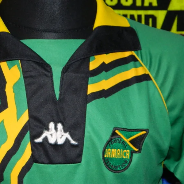 Vintage Soccer Jersey Jamaica Away 1998 4