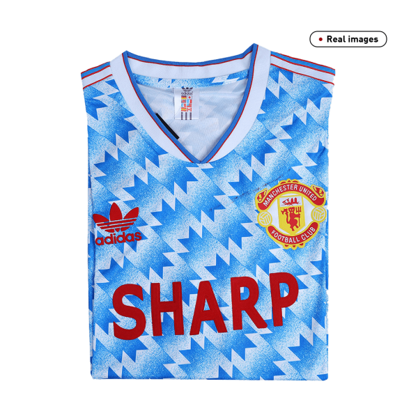 Vintage Soccer Jersey Manchester United Away 1990 92 3