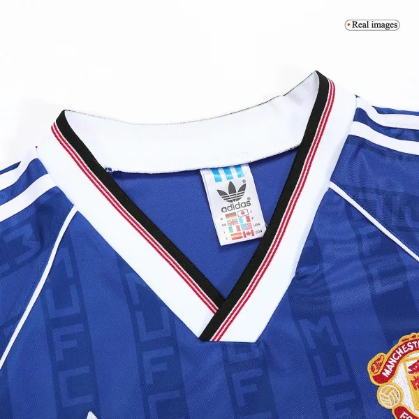 Vintage Soccer Jersey Manchester United Away 88 90 4