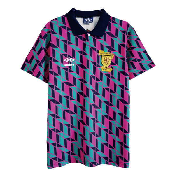 Vintage Soccer Jersey Scotland Away 1988 89