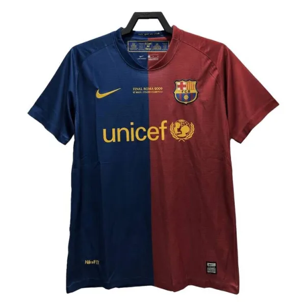 Vintage Soccer Shirts Barcelona Home 2008 09 Ucl Final