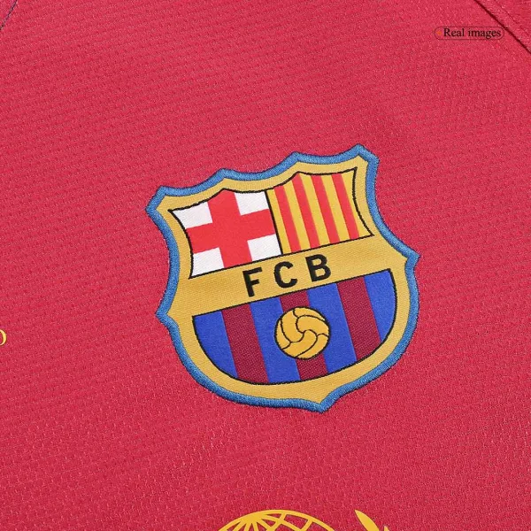 Vintage Soccer Shirts Barcelona Home Long Sleeve 2008 09 Ucl Final 4