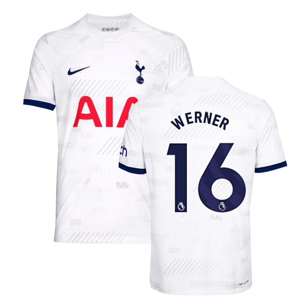 Werner 16 Tottenham Hotspur Home Authentic Soccer Jersey 2023 24