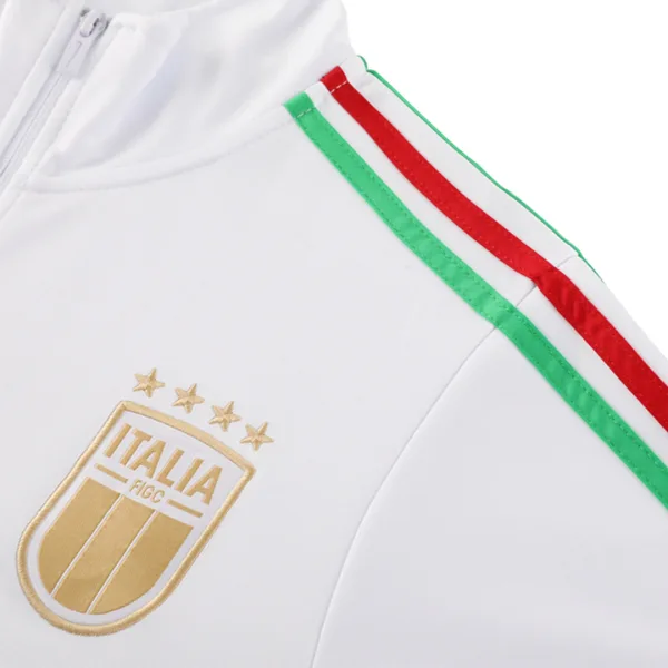 Italy Jacket Tracksuit 2024 25 White 11