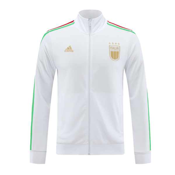 Italy Jacket Tracksuit 2024 25 White 3