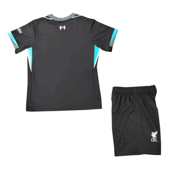 Liverpool Away Kids Soccer Jerseys Kit 2024 25 1