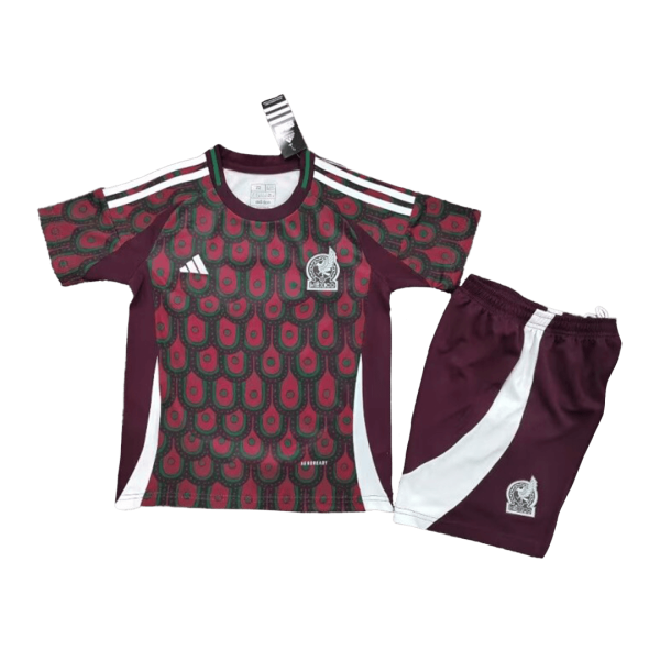 Mexico Home Kids Jerseys Kit Copa America 2024