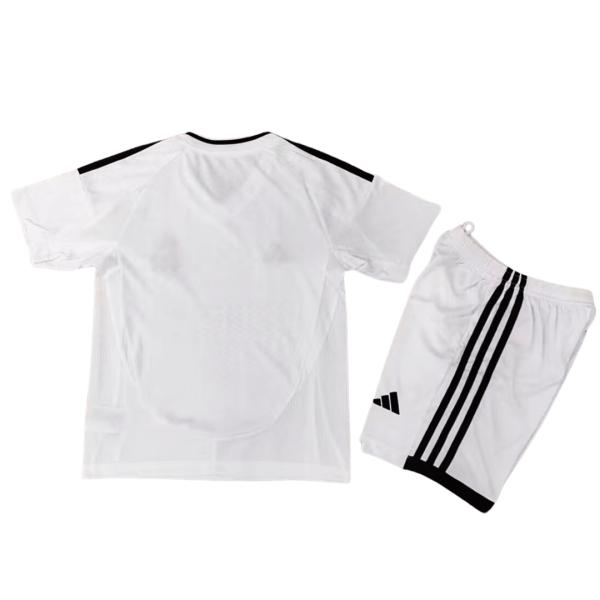 Real Madrid Home Kids Soccer Jerseys Kit 2024 25 1